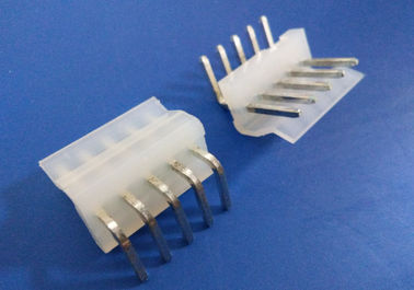 China Witte Wafer Molex 3,96 Mm connector, duurzame DIP kleine 5-pins connector fabriek