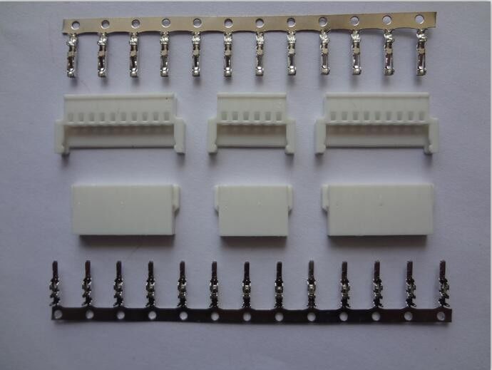 JVT 2.0mm Wire Connectors 6 Poles Nylon 66 V-0 Wire To Board Connector Use
